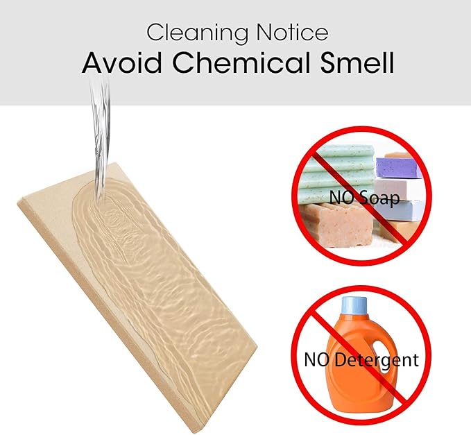 Unicook Pizza Stone, Heavy Duty Cordierite Pizza Pan for Oven and Grill, Thermal Shock Resistant Baking Stone for Bread, 15 X 12 Inch Rectangular, 6.6 lbs