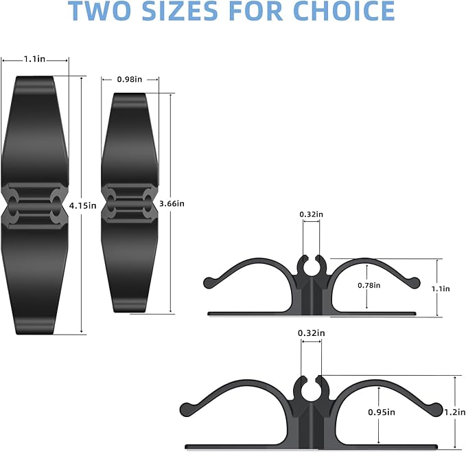 Cord Organizer for Appliances, Small&Large 8 Pack Upgraded Kitchen Appliance Cord Organizer Stick On Appliance Wire Wrapper for Appliances Mixers, Coffee Maker, Pressure Cooker