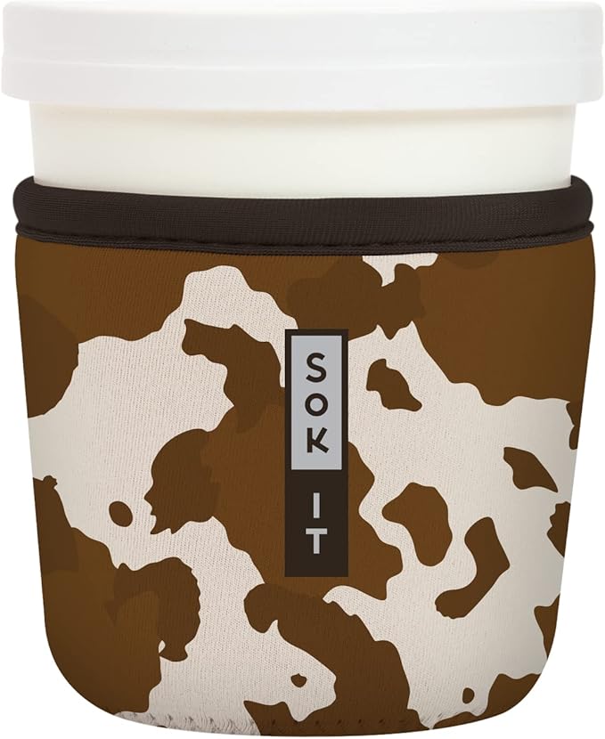 Sok It IceCreamSok Insulated Neoprene Cover (Cowgirl, Tapered Ice Cream Pints)