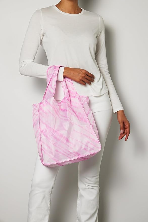 Reusable Grocery Bag - Stylish Shopping Bag for Groceries - Foldable Tote Bag - Medium Size