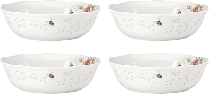 Lenox 896510 Butterfly Meadow Soup Bowls, Set Of 4