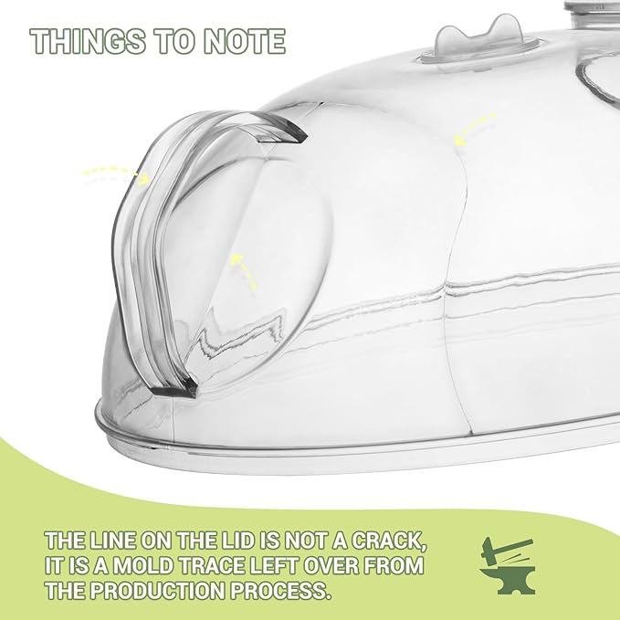 WENWELL Microwave Splatter Cover with Water Steamer,Protect Food Splashes,Dish Bowl Plate Serving Lid with Handle,BPA-Free,Clear Safe Plastic,Microwave Cover for Food,10 Inch