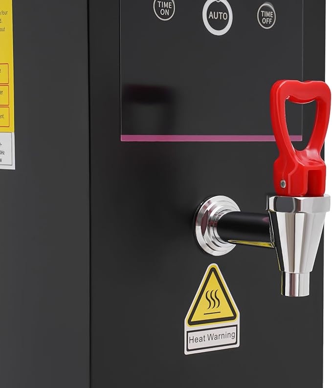 Step-Heating Commercial Hot Water Dispenser, 10L/2.64Gal Hot Water Boiler Dispenser Electric Water Pot Boiler Commercial Boiling Water Machine for Tea Coffee Shop Dessert Shop Hotel - 25L/H 2500W