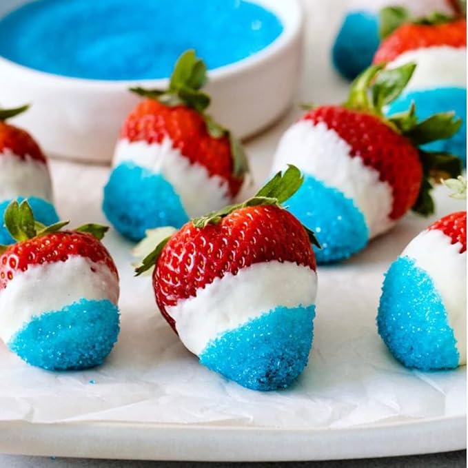 Sanding Sugar Blue Edible Sugar Sprinkles Sanding Sugar for Cake Decorating, Sparkling Crystal Candy White Pearl Sugar for Wedding Party Baking Cupcake Cookie Ice Cream Decoration Supplies - 5.3 oz