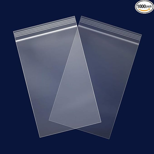iMailer - 1000 Count - 3" x 5" Small Plastic Bags- Reclosable Zip Bags 2 Mil with Lock Seal Zipper for Treats, Snack, Photo, Jewelry, Party Favors