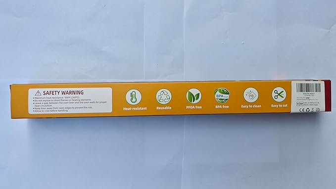 2 Pack Oven Liners for Bottom of Oven, 17"x25" Heavy Duty Non-Stick Oven Liner Mat, Reusable Heat Resistant Grill & Baking Mat, BPA/PFOA Free Roaster Liners, Fits Electric, Gas, Toaster Ovens (Copper)