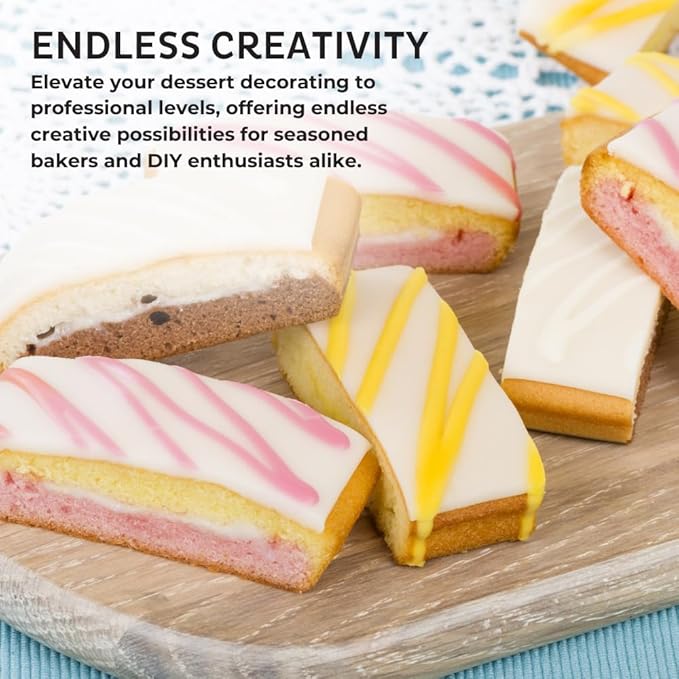 Cappuccino-Flavored Cake Drizzle by Chefmaster, Edible Cake Drip Frosting for Decorating, Drip for Cakes, Cupcakes, Cookies, Donuts, 10 oz