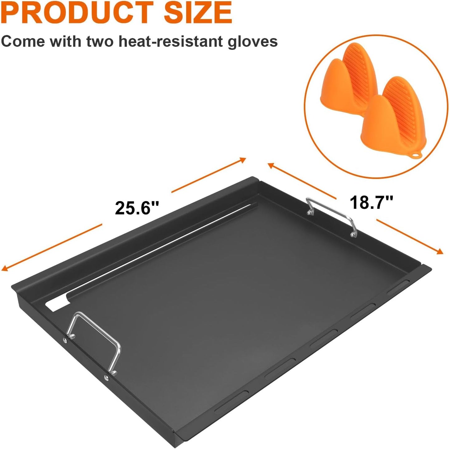 6788 Full-Size Griddle for Weber Genesis II 300 Series Grills E-310 E-315 E-325s E-330 E-335 S-310 S-335 LX S/E-340, Flat Top Griddle for Weber Genesis 2022 Series