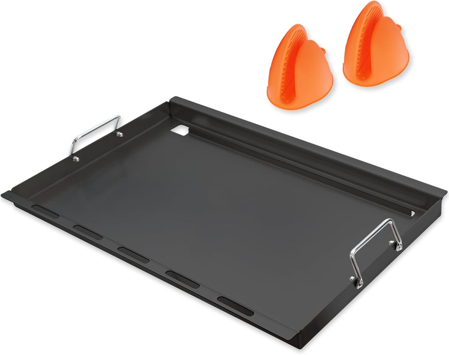 SafBbcue Full Size Griddle Inserts for Home Depot Nexgrill 720-0830H 720-0888 720-0783E Flat Top Griddle for Nexgrill Replacement Parts 720-0830 720-0958 720-0670A 720-0830D, Carbon Steel