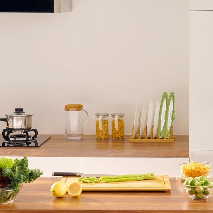 Microwave Splatter Cover Vented Glass Splatter Guard Lid with Collapsible Silicone for Food as Pot Cover 11.8 inch Large Plate for 6 7 8 9 10 11 inch Plate Bowl