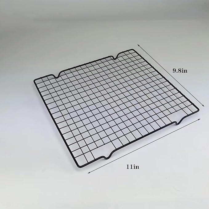 Multi-Functional Cooling Racks - Baking Cooling Racks - Cookie Cooling Racks for Kitchen, Grill Cooling Rack for, Baking Meat, Great for Cooling Biscuits/Bread/Paper Cups Cakes (1PCS 11''x9.8'')