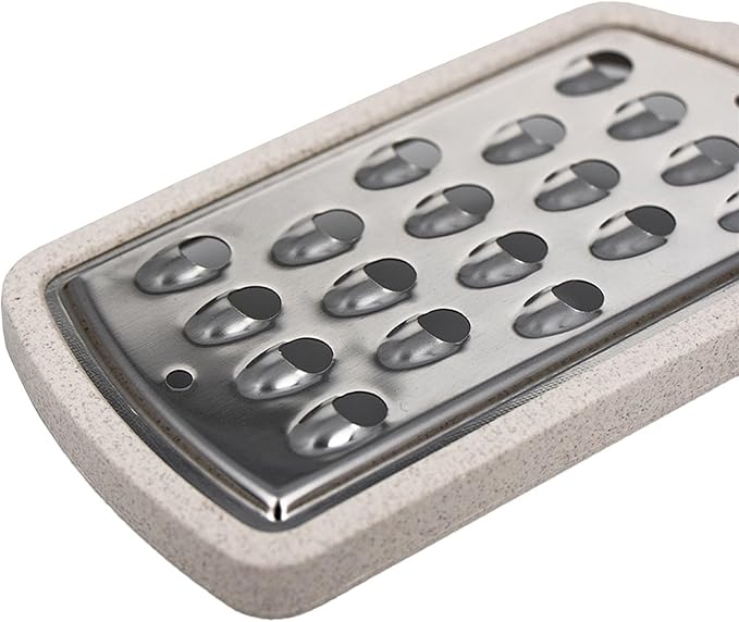 Beille Cream Stainless Steel Wheat Straw Handheld Cheese Grater Kitchen Utensils