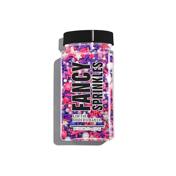 Fancy Sprinkles Call Me Maybe Edible Glitter Sprinkle Mix for Baking, Cake, Baby Shower and Cookie Decorating (0.5c)