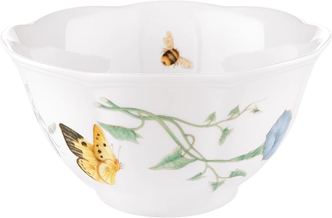 Lenox 6083448 Butterfly Meadow Rice Bowl,White