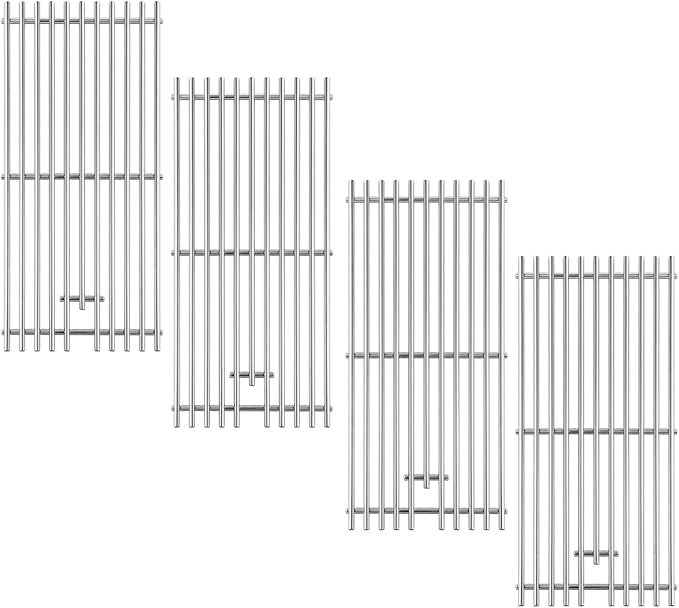 740-0781 Grates Grill Replacement Parts for Kitchenaid 6 Burner Grill Parts 720-0856V 730-0856V 5 Burner 720-0856 750-0781 740-0781 Sam's Club 730-0856 Stainless Steel Grill Grates Cooking Grids