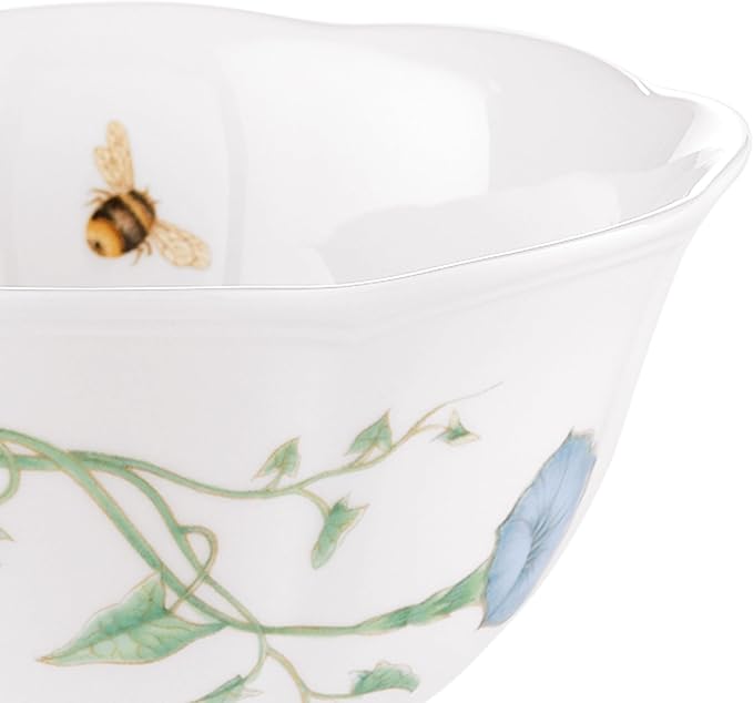 Lenox 792566 Butterfly Meadow 4-Piece Rice Bowl Set , White