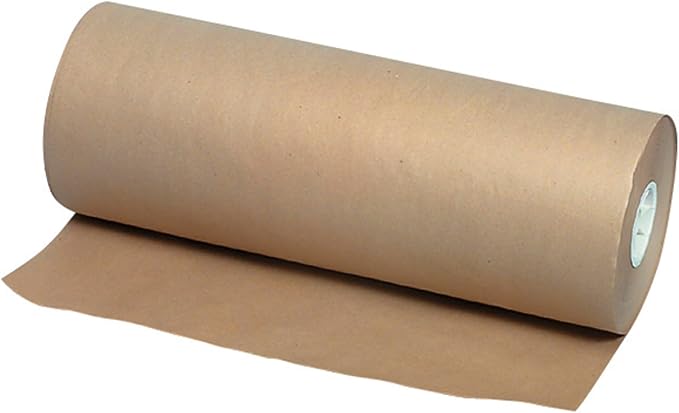 School Smart Butcher Kraft Paper Roll, 40 lbs, 48 Inches x 1000 Feet, Brown