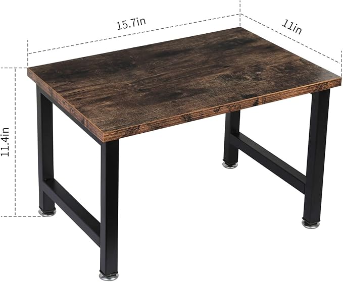 OROPY Vintage Printer Stand Holder - Multi-Purpose Desktop Shelf Storage Organizer for Printers, Fax Machine, Scanner, Office Supplies with Adjustable Anti-Skid Feet