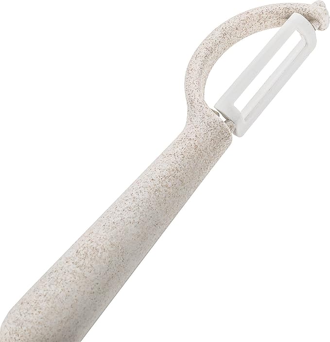 Beille Ceramic Blade Wheat Straw Vegetable Peeler Kitchen Gadgets, 6.5 Inch