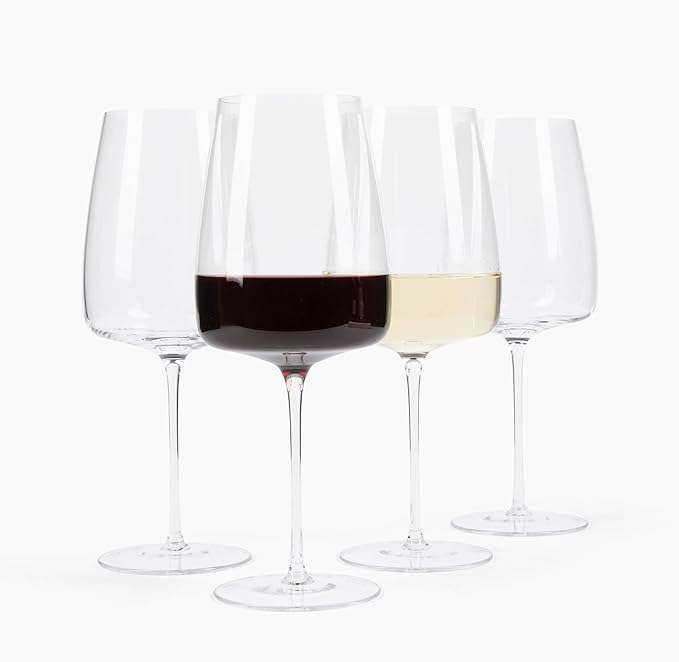 Tall Pour Wine Glasses (4-Piece Set)