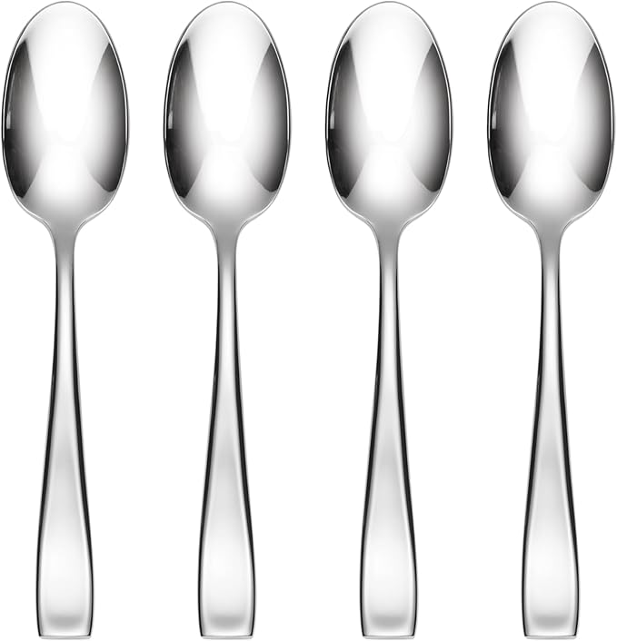 Oneida Moda Teaspoons, Set of 4,Silver