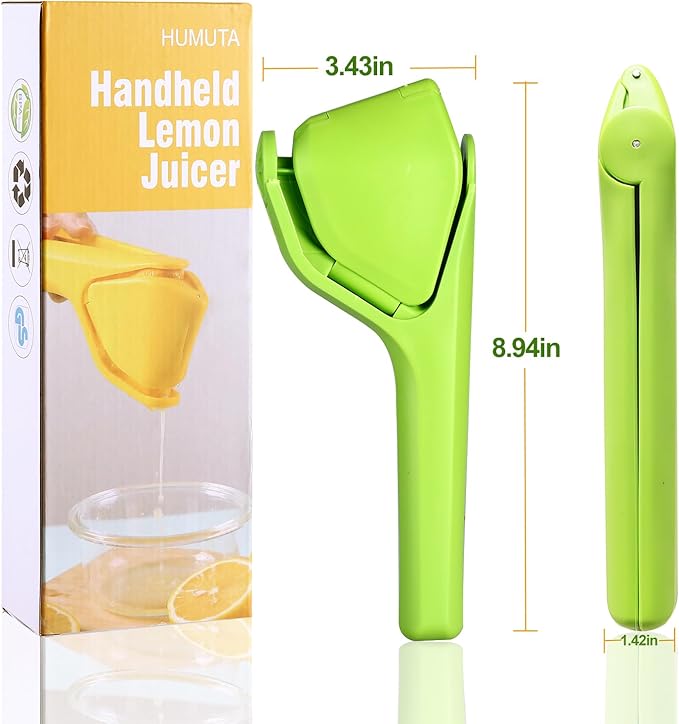 Lemon Squeezer, Effective Squeezing Juice Press, Easy-to-Use, Sturdy Flat Manual Lemon Juicer, Lime Squeezer, Citrus Juice Presser, to Squeeze Lemons, Limes, Citrus, oranges And Other Fruits