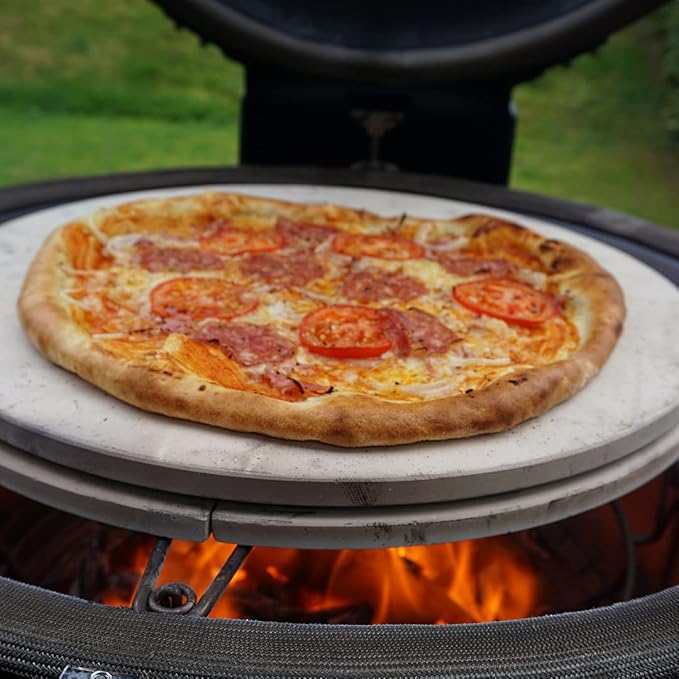 Kamado Joe Classic Joe DoJoe Pizza Oven + Pizza Stone Bundle
