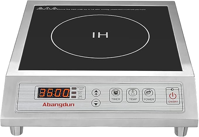 Commercial Induction Cooktop Induction Burner Lower Power Even Heating Hot Plate 3500W /220V