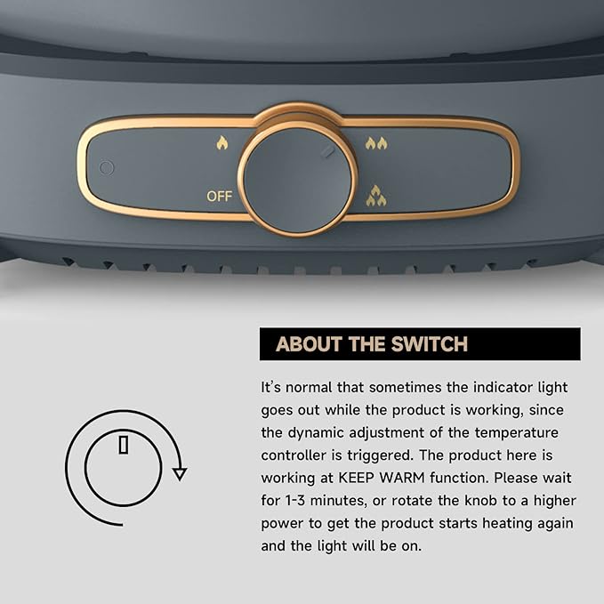 Dezin Hot Pot Electric with Divider, 5.5L Double-Flavor Electric Shabu Shabu Pot, Removable Non-Stick Dual Sided Electric Cooker, 3" Depth Divided Pot with Multi-Power Control, 2 Silicone Ladles