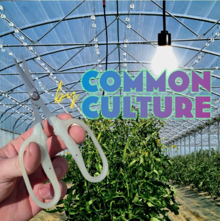 Obsidian Drake Pro Hort Trimming Scissors - Non-Stick Fluorine L-Shape Blade - Glow in the Dark - by Common Culture