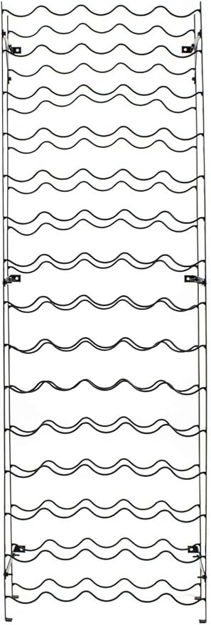 Sorbus Wine Rack Freestanding Floor - Wine Bottle Holder Holds 75 Bottles of Wine - 75 Bottle Capacity Wine Storage for Any Bar, Wine Cellar, Kitchen, Dining Room