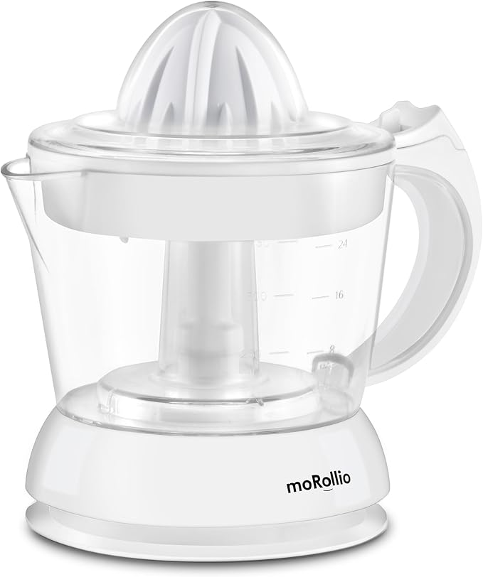 Electric Citrus Juicer, Compact Space-Saving Orange Juicer, 24oz | Adjustable Pulp Control, for Oranges, Grapefruits, Lemons and Limes