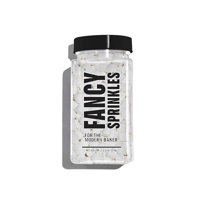 Fancy Sprinkles Fancy Fluff Dessert Decorating Mini Marshmallow Bits Sprinkles (0.5c)