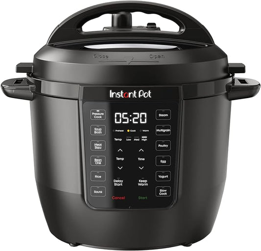 Instant Pot RIO, 7-in-1 Electric Multi-Cooker, PressureCooker, SlowCooker, RiceCooker, Steamer, Sauté, Yogurt Maker, & Warmer, Includes App With Over 800 Recipes, 6 Quart