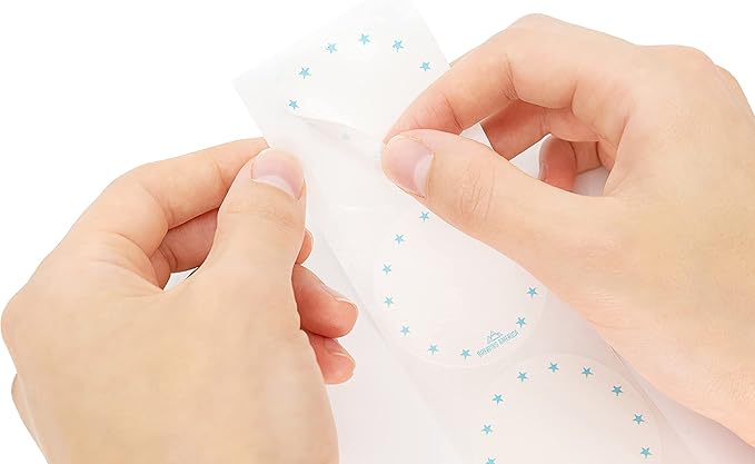 Dissolvable Food Labels for Canning, Pantry, Food Containers, and Mason Jar Food Prep Storage and Organization - Made in USA - Completely Washes Away -250 Labels - 2 Inch Round