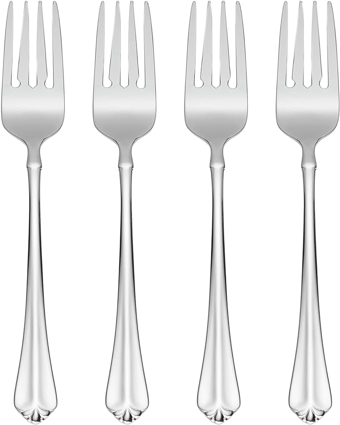Oneida Julliard Flatware, Set of 4 , 18/10 Stainless Steel, Silver
