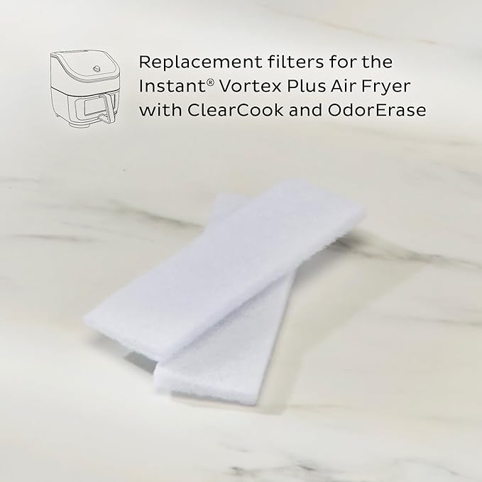 Instant Pot Vortex Plus 6QT Air Fryer with Odor Erase Technology,6-in-1 Functions that Crisps,Roasts, Broils,Dehydrates, Bakes & Reheats, 100+In-App Recipes, from the Makers of Instant Pot,1700W,Black