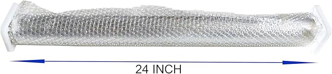 24 inch extra wide Heavy Duty Aluminum Foil Roll, 300 Square Feet, 24 Inch x 150 Feet, kitchen wide tin foil grill foil paper for cooking, baking, wrapping, BBQ aluminum paper heavy duty.