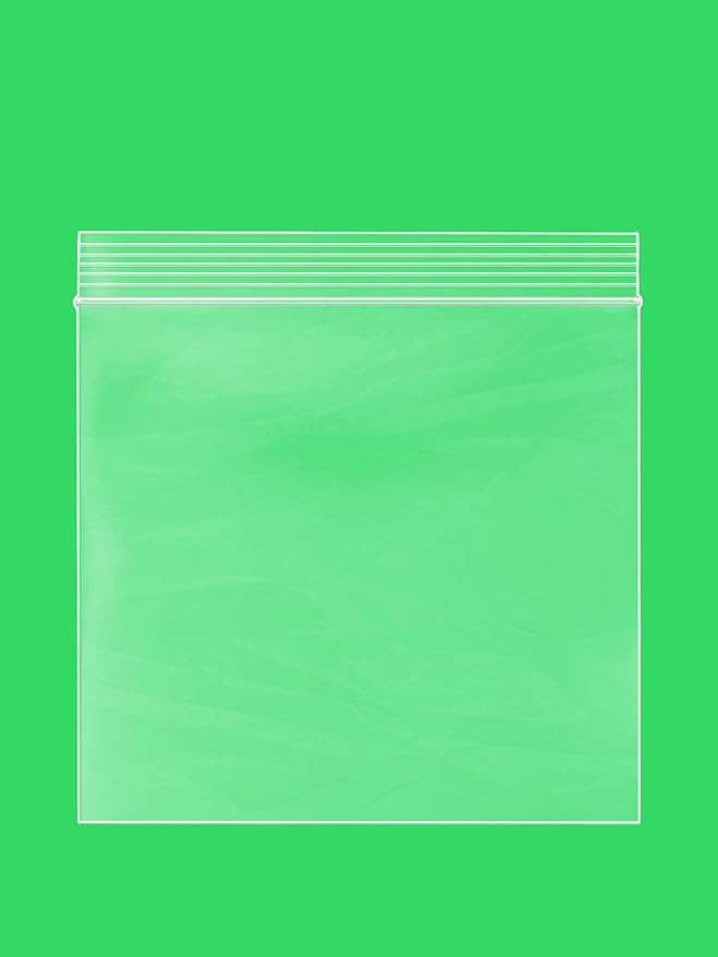 Clear Plastic Zip Sandwich Bags - Bulk GPI Pack of 200 6" x 6" 4mil Thick Heavy Duty, Strong & Durable RECLOSABLE Poly Baggies with Resealable Zipper Lock for Travel, Storage, Packaging & Shipping