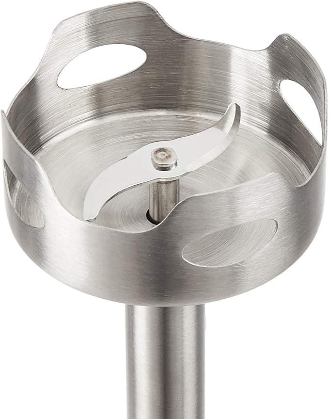 Amazon Basics Multi-Speed Immersion Hand Blender for Kitchen Mixing, Smoothies, Soups, 500 Watt Powerful, Silver