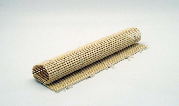 JapanBargain, 4 Pack Large Sushi Roll Bamboo Mats, 10.5" Square Natural Bamboo Sushi Rolling Mats for Making Sushi Rolls, Eco-Friendly, Reusable, Easy to Clean