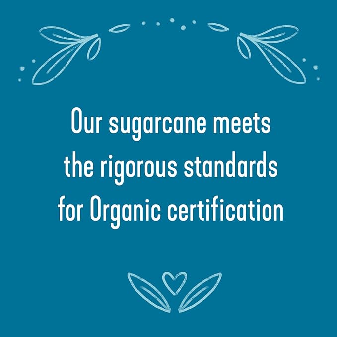 Wholesome Sweeteners 24-Ounce Organic Raw Cane Turbinado Sugar, Fair Trade, Non GMO, Gluten Free & Vegan, 12 Pack