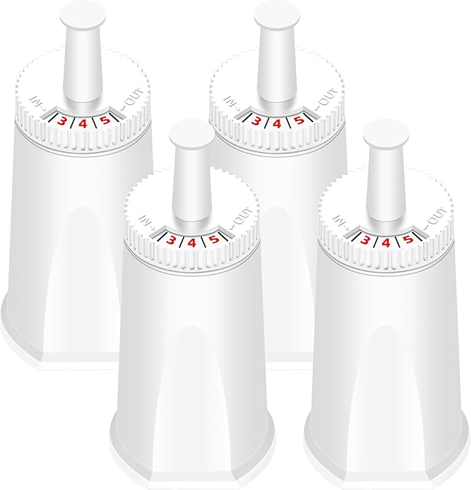 Replacement Water Filter for Breville Espresso Machine, Fit for Breville Barista Touch BES880, Barista Pro BES878, Oracle BES980, Dual Boiler BES920 Bambino ClaroSwiss Sage,4 pack by APPLIANCEMATES
