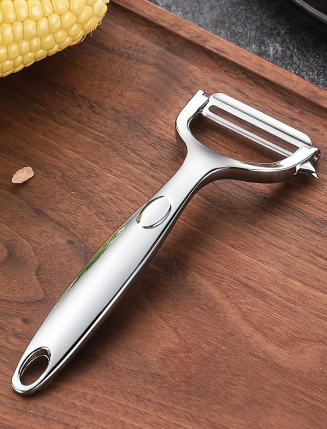 Potato Peeler Y Shaped Vegetable Peeler, Premium Kitchen Ultra Sharp Fruit Peeler with Sharp Stainless Steel Blade for Carrots Potatoes Oranges Citrus