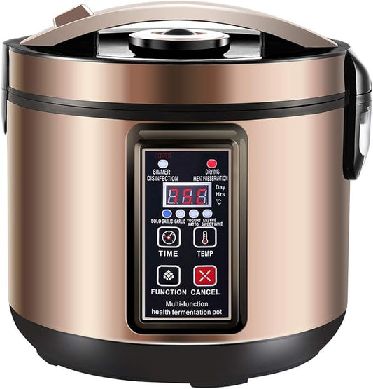 6L Black Garlic Fermenter,Yogurt Maker with Adjustable Temperature & Time Control,Kimchi machine,Sweet Rice Wine Maker Full Automatic,Natto Maker,FCC UL Listed