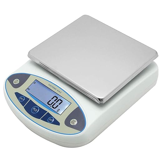 CGOLDENWALL Lab Scale 15kgx0.1g Digital Precision Scale Electronic Balance Laboratory Weighing Industrial Scale Kitchen Counting Scale Scientific Scale Calibrated 110V (15kg, 0.1g)