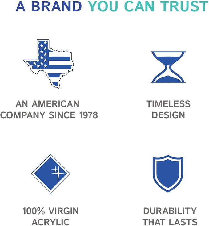 Huang Acrylic Large Square Plate | Dish For Dinning, Serving, Hosting | Durable Construction, Easy to Clean Premium Acrylic