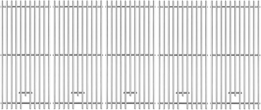 16517 Grill Grates Replacement Parts for Bull Grill Parts 5 Burner Brahma 30 Inch 57568 57569 57568CE 57569CE 57568AGA 57569AGA Lion Premuim L90000 40 Inch Stainless Steel Cooking Grate 5 Pcs
