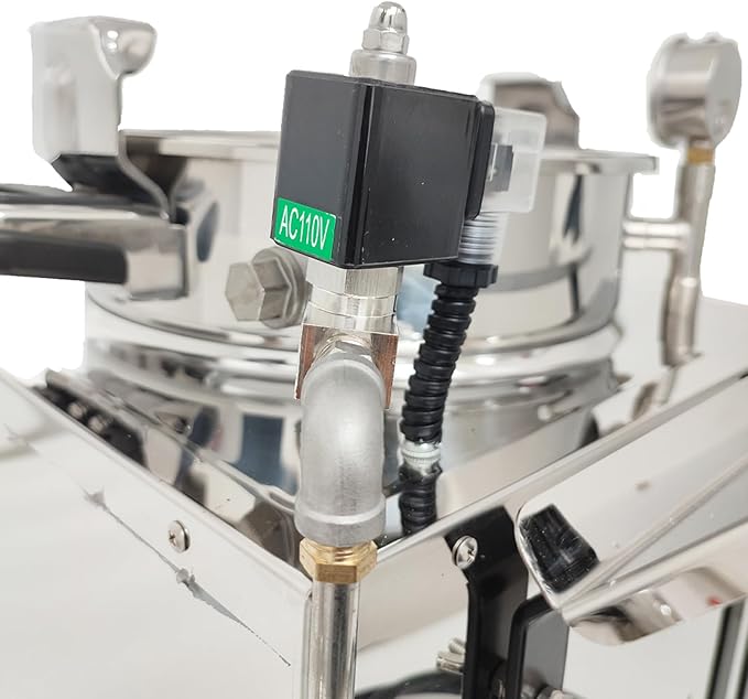 16L High Pressure Fried Chicken Stove Commercial Chicken Deep Fryer Electric Countertop Pressure Fryer with a Fitted Timer 110V 3KW