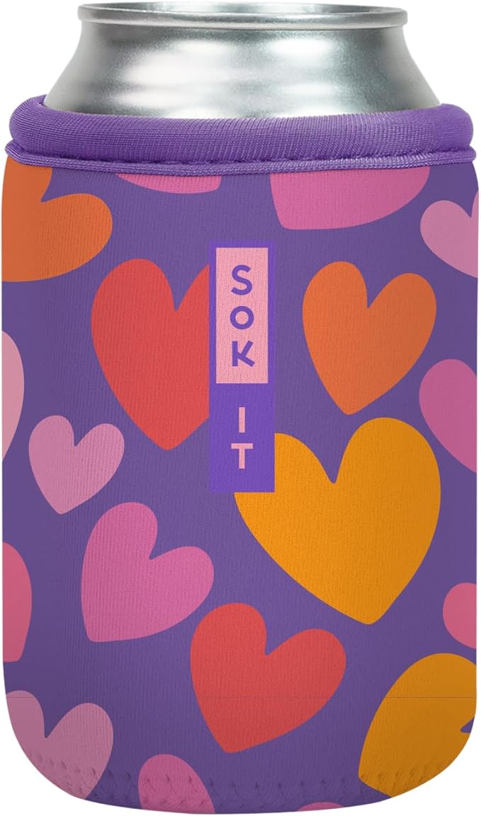 Sok It CanSok Sleeve for Beer & Soda Insulated Neoprene Cover (Hearty Hues, 12oz Can Sleeve)